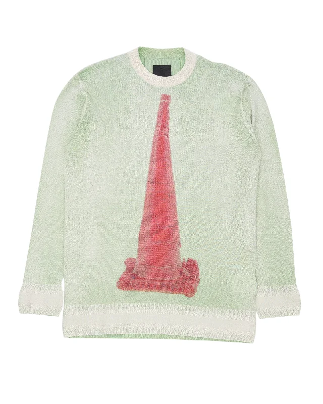 Cashmere-Silk Blend Sweater Transparent Opaque Sheer