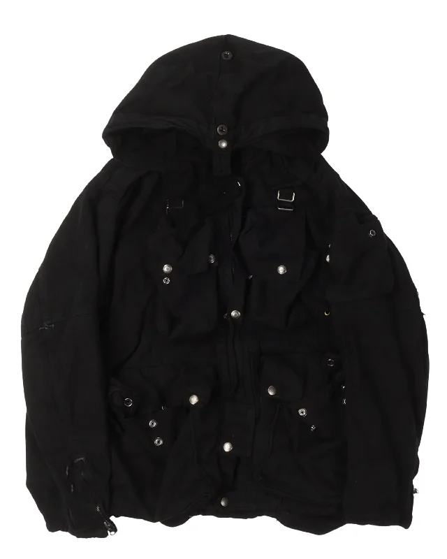 Modified Over-Dyed Swiss Alpenflage Cargo Jacket Anorak Shell Jacket Lightweight Jacket Modified Over-Dyed Swiss Alpenflage Cargo Jacket Anorak Shell Jacket Lightweight Jacket