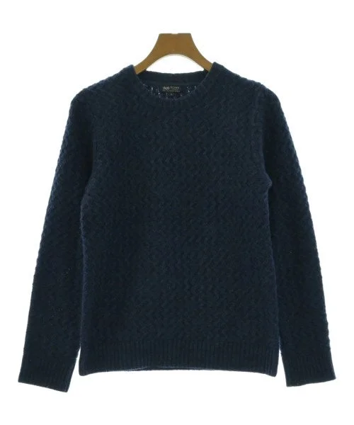 BEAMS HEART Sweaters Boat Neck Shawl Collar Notched Collar