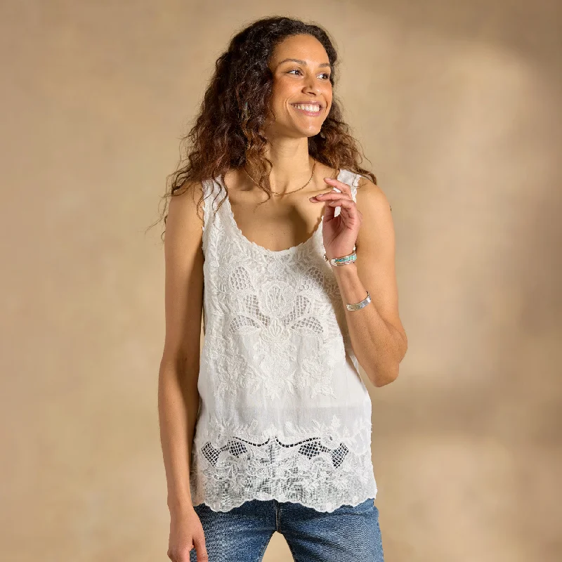 Chaparral Lace Tank vibrant tank top