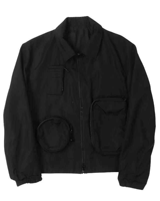 Cargo Pocket Jacket Anorak Shell Jacket Lightweight Jacket