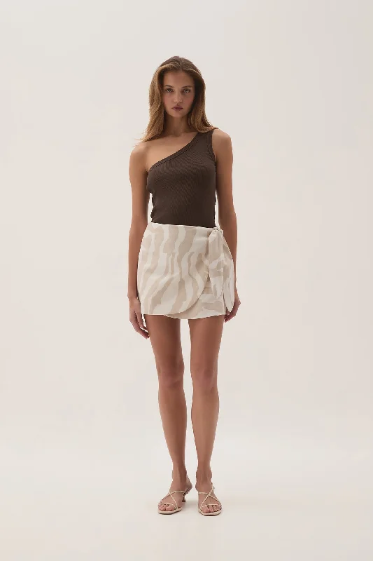 Cowrie One Shoulder Tank stylish tank top