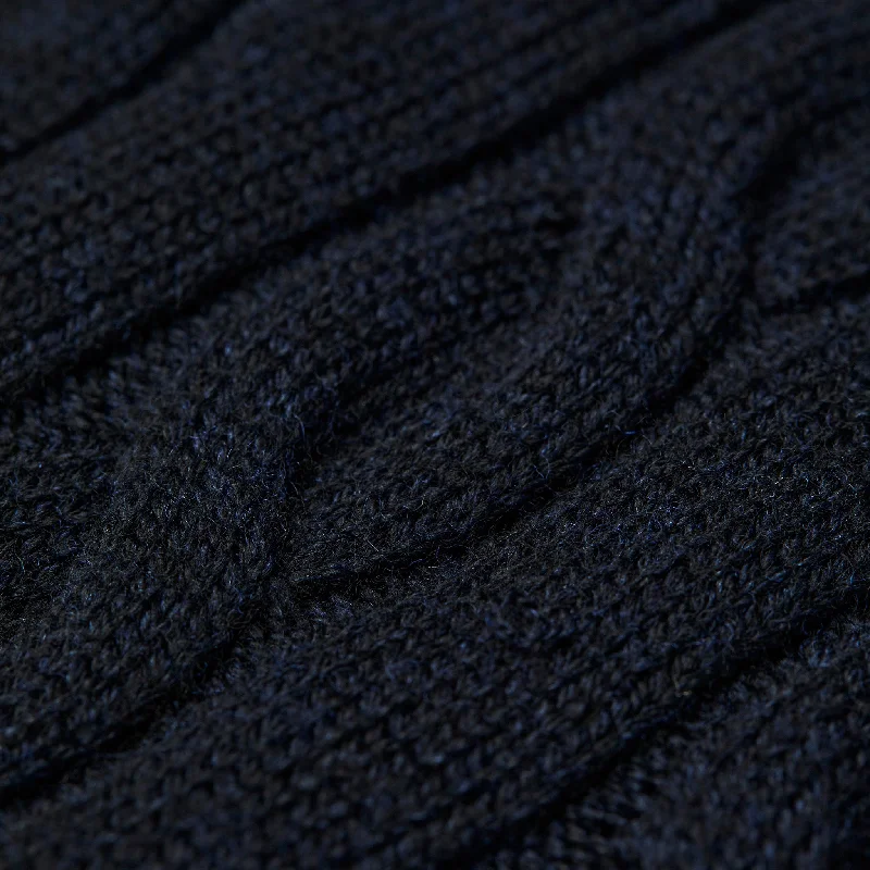 Dalston Midweight Merino Cable Knit Sweater - Unisex|-|Chandail mi-épais torsadé en mérinos Dalston - Unisexe Rayon Fabric Velvet Fabric Corduroy Fabric