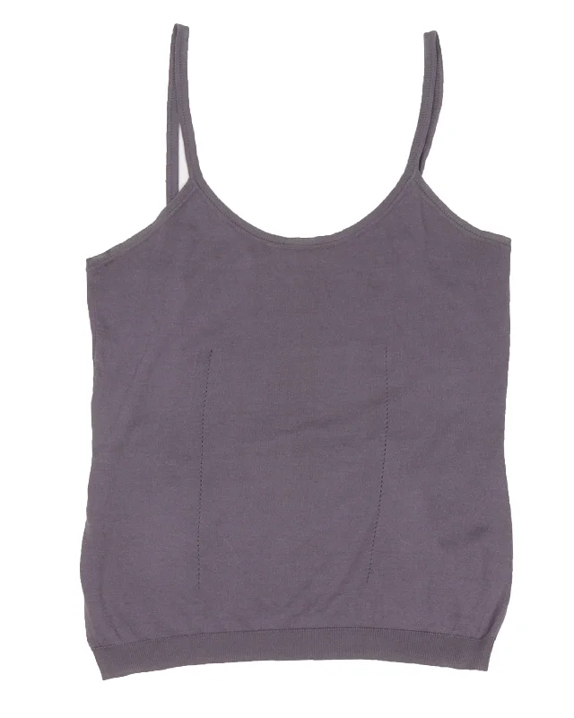 Silk Tank Top glitter tank top