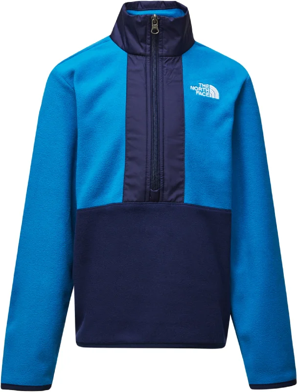 Glacier 1/4 Zip Sweater - Youth|-|Chandail à glissière 1/4 Glacier - Jeune Houndstooth Herringbone Solid