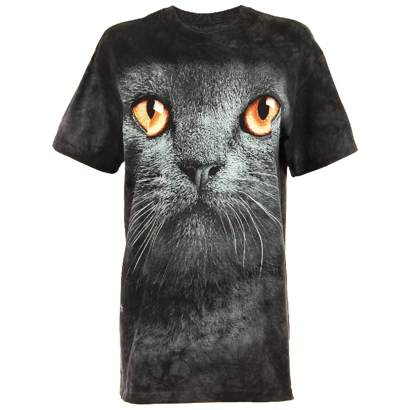 Black Cat Face T-Shirt