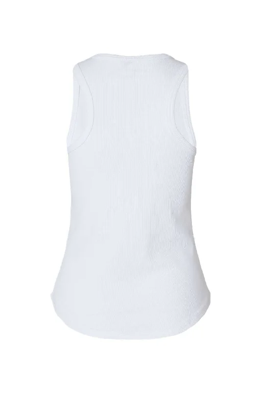 Boxercraft Womens Adrienne Tank Top - White - NEW