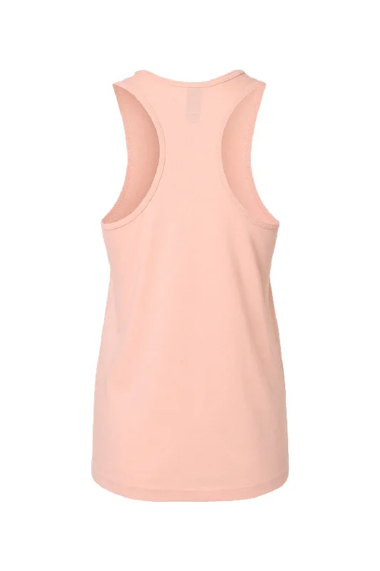 Gildan Womens Softstyle CVC Racerback Tank Top - Dusty Rose Pink - NEW