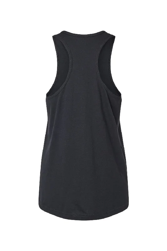 Gildan Womens Softstyle CVC Racerback Tank Top - Pitch Black - NEW