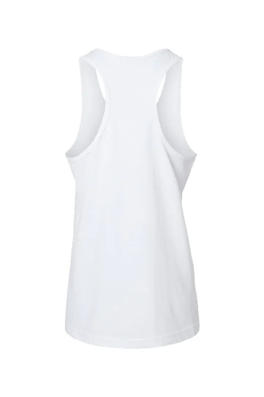 Gildan Womens Softstyle CVC Racerback Tank Top - White - NEW