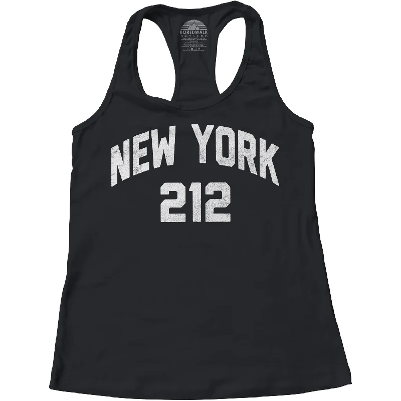 Women's New York City 212 Area Code Racerback Tank Top