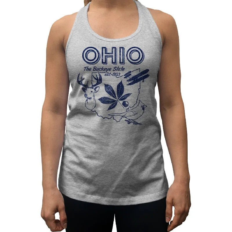 Women's Vintage Ohio State Racerback Tank Top