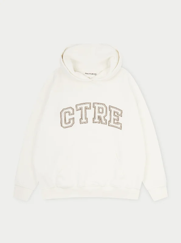 CTRE OVERSIZED HOODIE - OFF WHITE