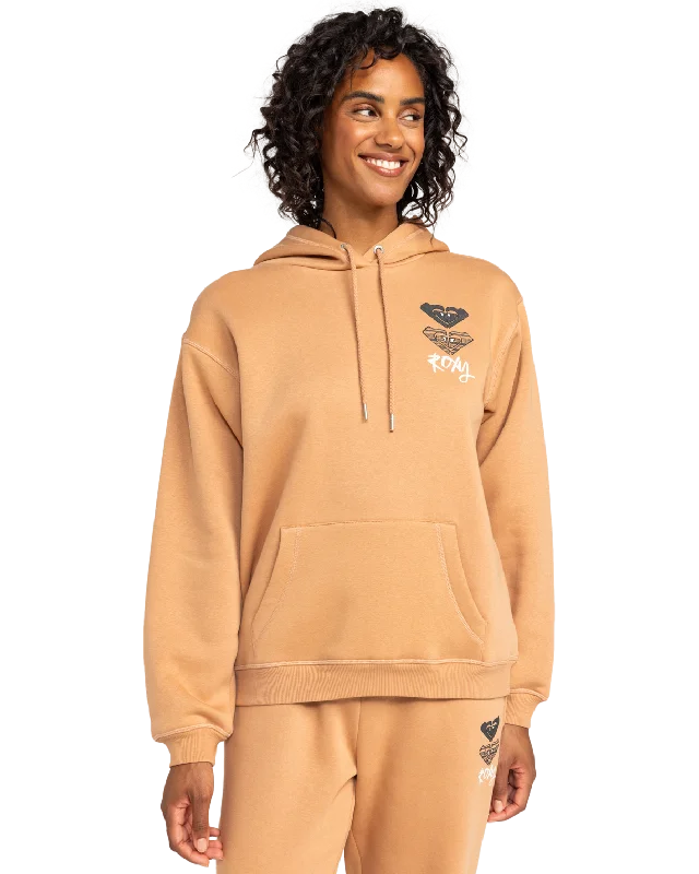 Surf Stoked Hoodie in Camel